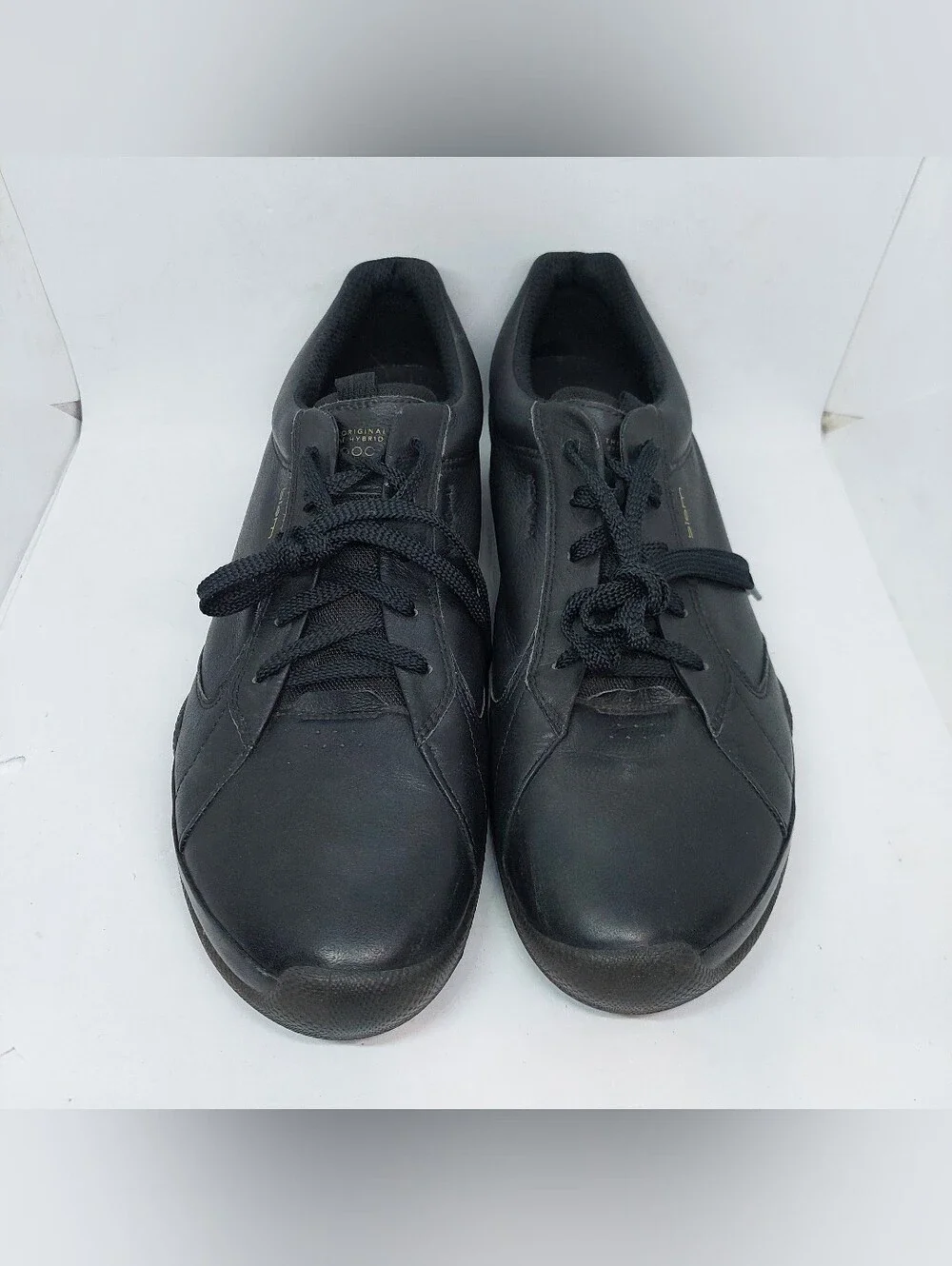 Ecco Golf Biom Hybrid Sneakers Black Leather Mens Size 13-13.5 Sport Lace-Up